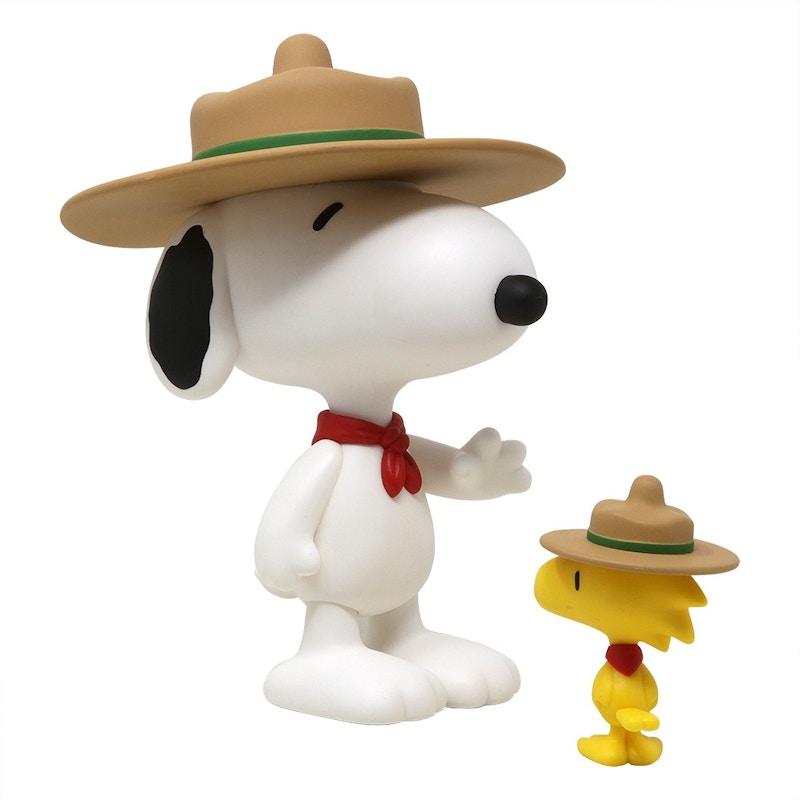 Medicom Peanuts VCD Beagle Scout Snoopy and Woodstock Figure - US