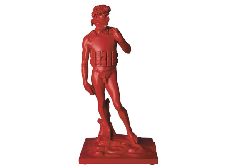 Banksy SUICIDE MAN Figure Red