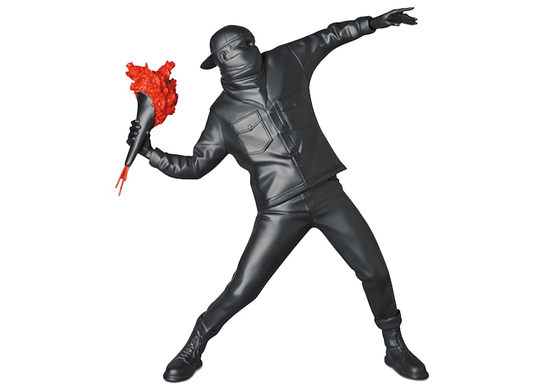 Medicom Flower Bomber (Black With Red Flower Version) Sculpture - US