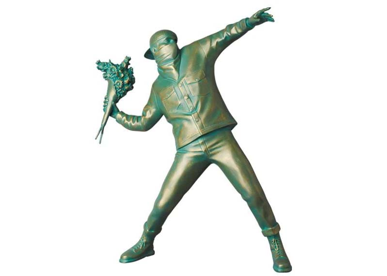 Medicom Flower Bomber Bronze Statue #3 Be@rbrick XLD Sculpture - US