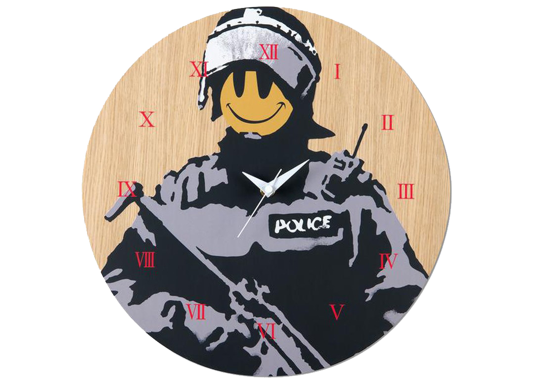 Medicom Karimoku Riot Cop Wall Clock - FW21 - US