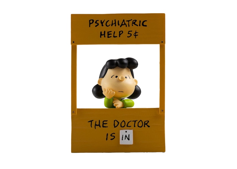 Medicom UDF Peanuts Series 12- Psychiatric Help Lucy Figure Brown