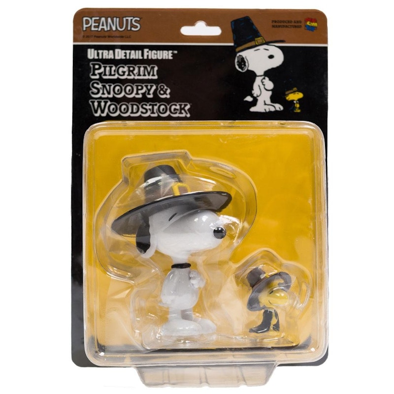 Medicom UDF Peanuts Series 5 Pilgrim Snoopy And Woodstock Ultra 