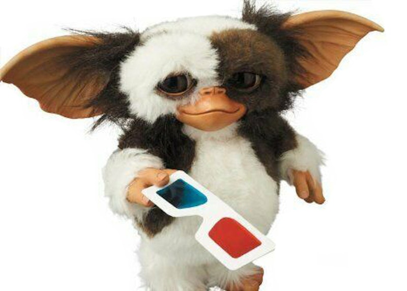 Medicom VCD Gremlins Prop Size Gizmo 3D Glasses Ver. Figure White - US