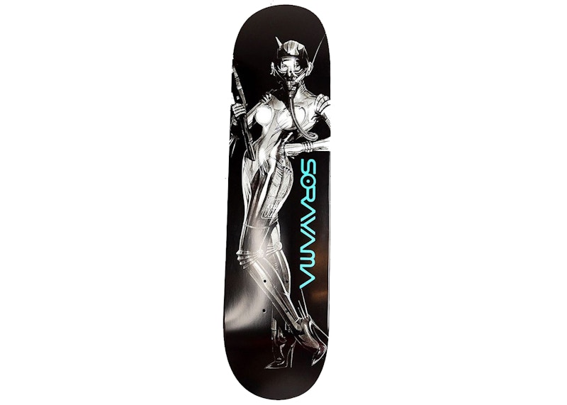 Medicom x SYNC x Hajime Sorayama Men Command Skateboard Deck Black 