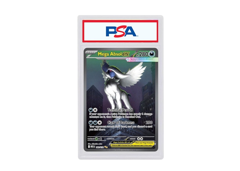 Mega Absol ex 2025 Pokmon Scarlet & Violet Mega Evolution Hyper Rare  180/132 (PSA or BGS Graded) - 2025 - US