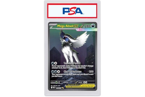 Mega Absol ex 2025 Pokmon Scarlet & Violet Mega Evolution Hyper Rare 180/132 (PSA or BGS Graded) - 2025 - US Mega Absol ex 2025 Pokmon Scarlet & Violet Mega Evolution Hyper Rare 180/132 (PSA or BGS Graded) - 2025 - US