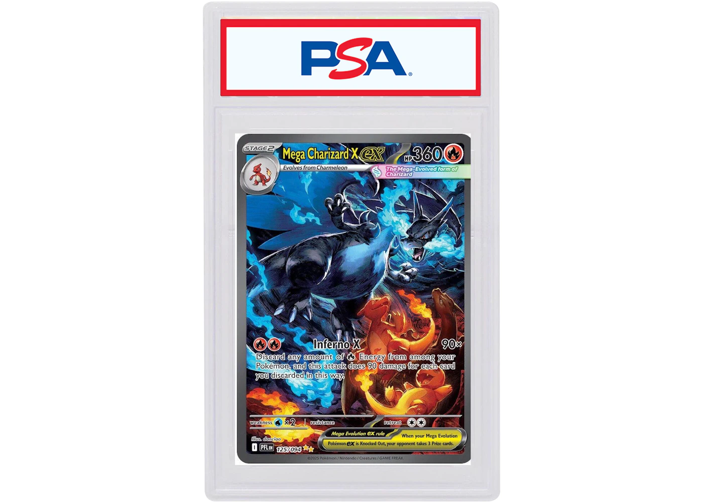 Mega Charizard X ex 2025 Pokmon Phantasmal Flames SIR #125 (PSA or BGS Graded) - 2025 - US Mega Charizard X ex 2025 Pokmon Phantasmal Flames SIR #125 (PSA or BGS Graded) - 2025 - US