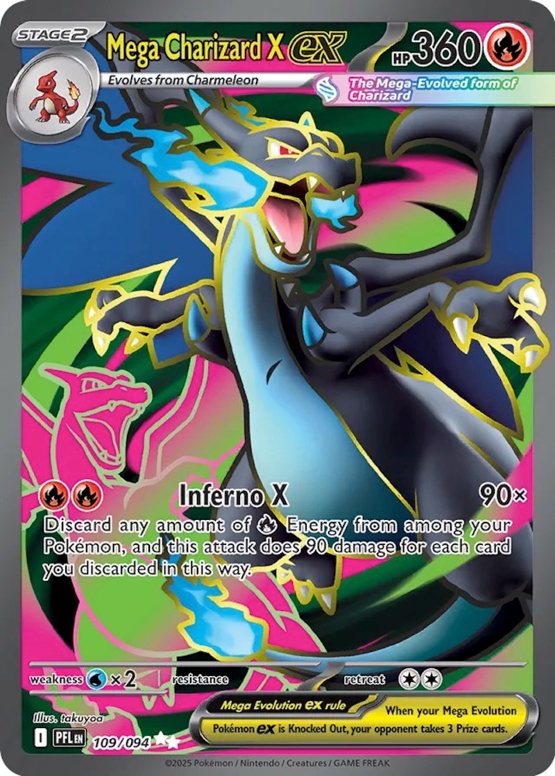 プ*ナ様 2025 ポケモンカード MEGA CHARIZARD X ex PS 2025 Pokemon Pfl En-phantasmal Flames 013 Mega Charizard X Ex PSA