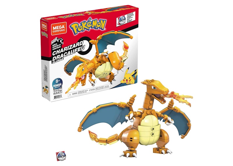 Mega Construx Pokemon Charizard Set Orange