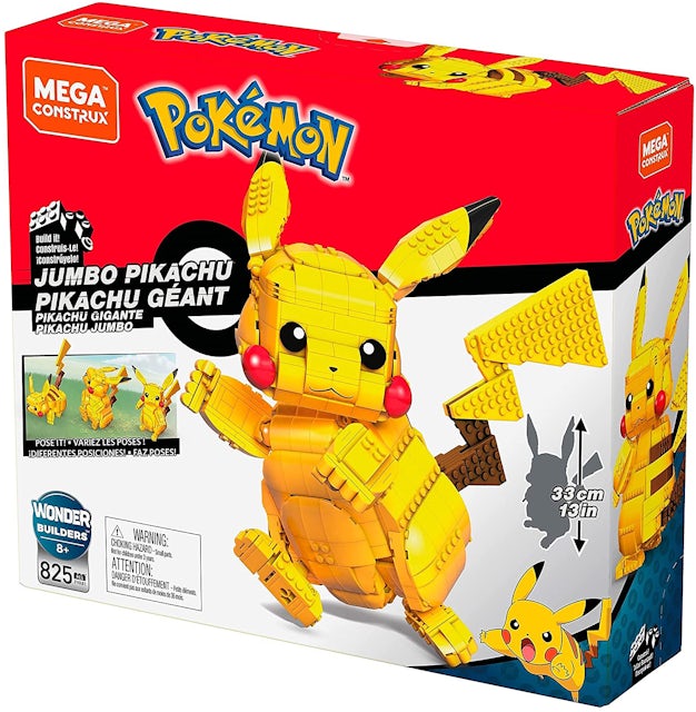 Mega Construx Pokemon Jumbo Pikachu Set Yellow - FW18 - US