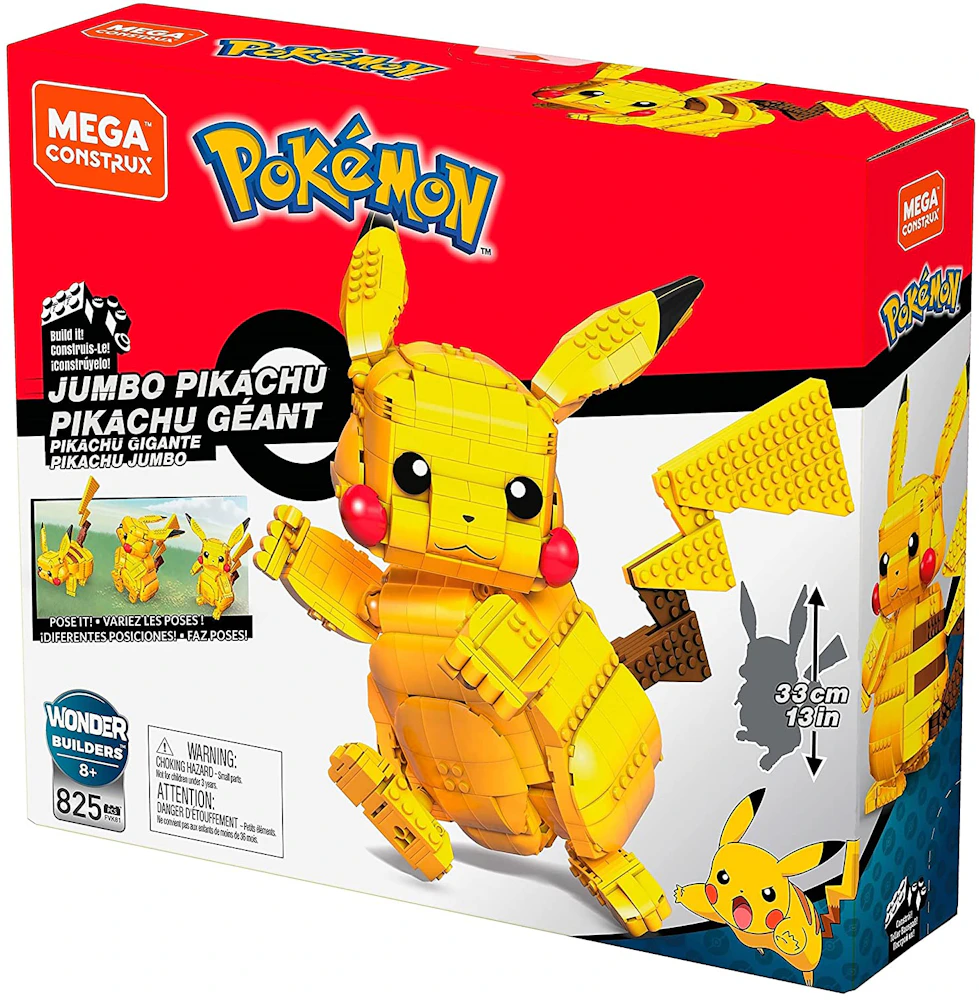 Mega Construx Pokemon Pikachu Construction Set, Building Toys for