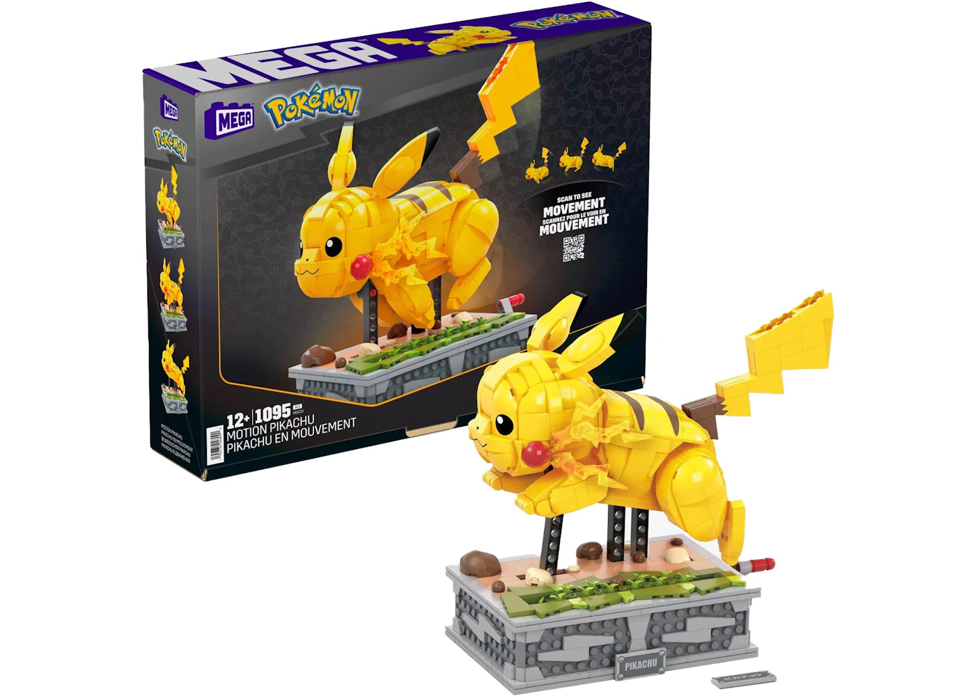 Mega Construx Pokemon Motion Pikachu Building Figure Set - US