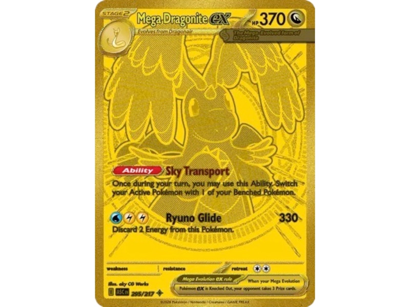 golden secret rare pokémon cards Pokémon - Skeledirge ex 272/193 - Paldea Evolved main image 1