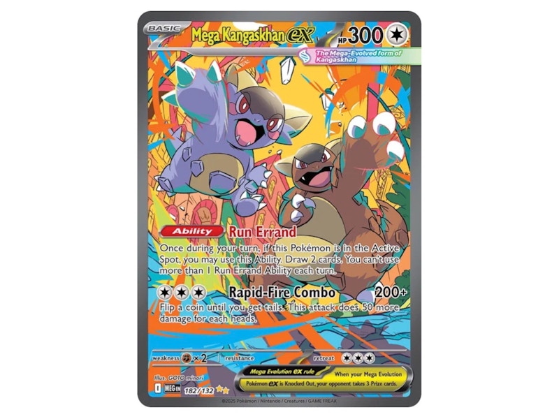 Mega Kangaskhan ex 2025 Pokémon Scarlet & Violet Mega Evolution