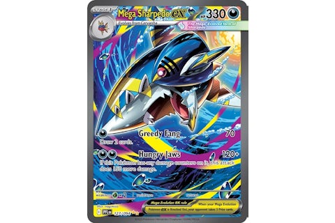Mega Sharpedo ex 2025 Pokmon Scarlet & Violet Phantasmal Flames 185/159 Ungraded - 2025 - US Mega Sharpedo ex 2025 Pokmon Scarlet & Violet Phantasmal Flames 185/159 Ungraded - 2025 - US