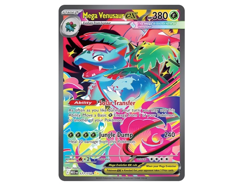 Mega Venusaur ex 2025 Pokémon Scarlet & Violet Mega Evolution