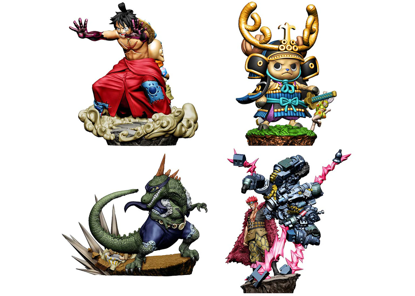 Megahouse One Piece Logbox Rebirth Wano Country Vol 2 Set Of 4 Action Figures Multi Megahouse One Piece Logbox Rebirth Wano Country Vol 2 Set Of 4 Action Figures Multi