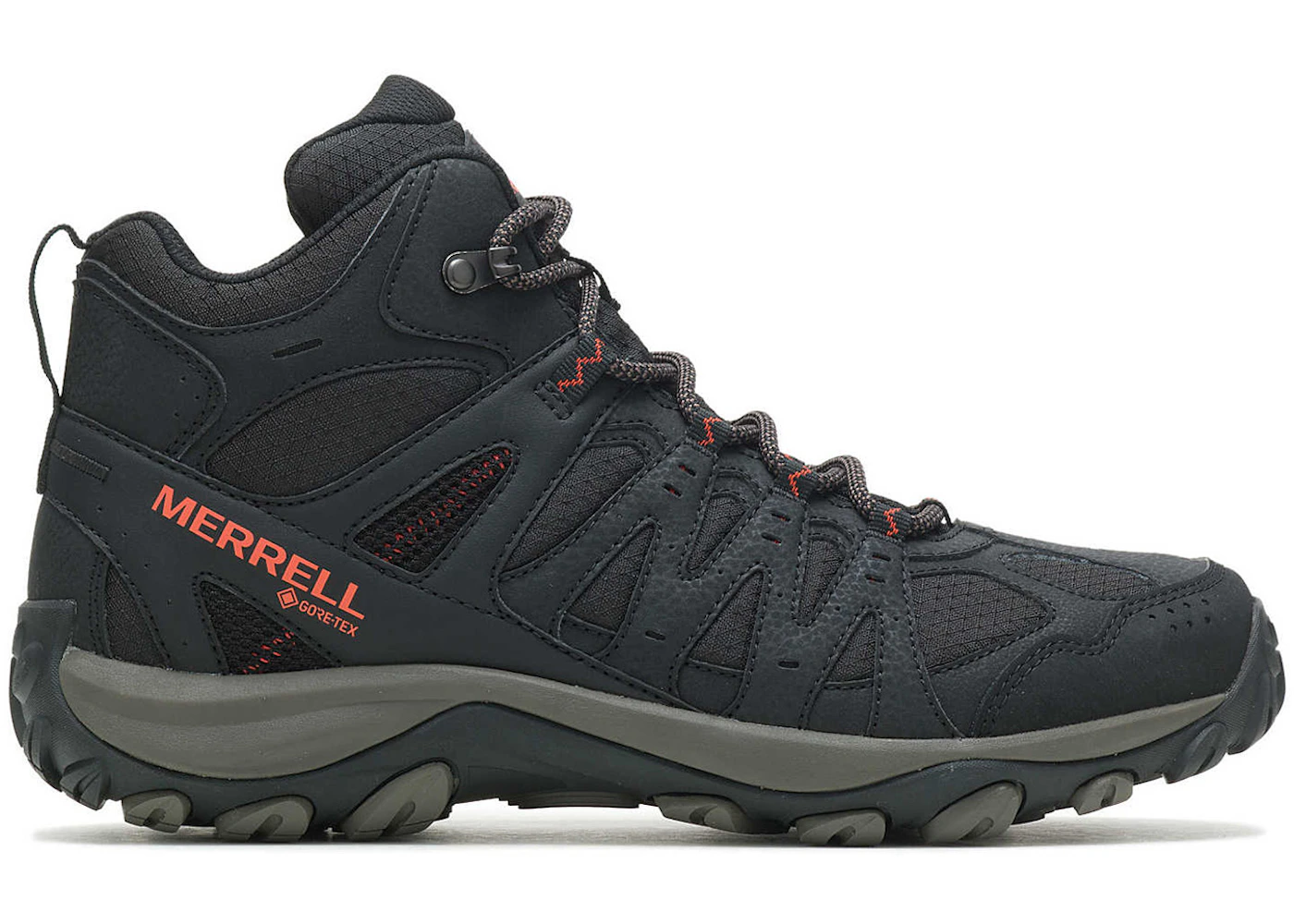 Merrell Accentor Sport 3 Mid Gore-Tex Black Tangerine Men's - J036737 - GB