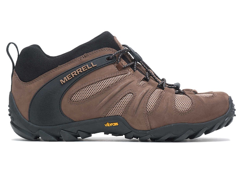 Pre-owned Merrell Men's Chameleon 8 Stretch Sneakers In Earth In Brown