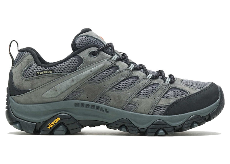 Pre-owned Merrell Men's Moab 3 Waterproof Sneakers In Granite In Gray