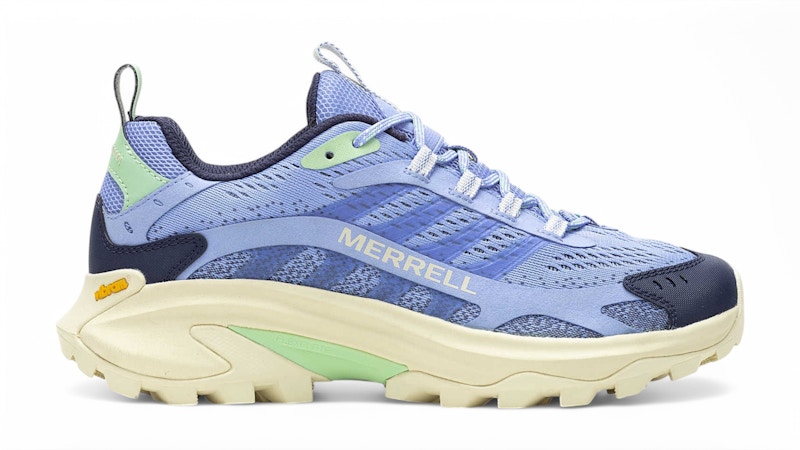 Pre-owned Merrell Moab Speed 2 (women's) Sneakers In Cornflower In Blue