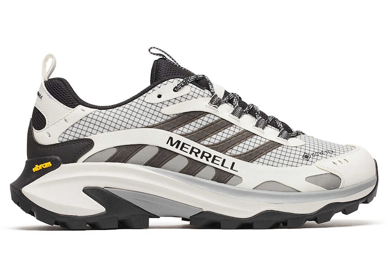 Pre-owned Merrell Men's  Moab Speed 2 Goretex Sneakers In Ash/black