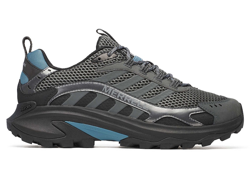 Pre-owned Merrell Men's Moab Speed 2 Vent 2k 1trl Sneakers In Alloy/black