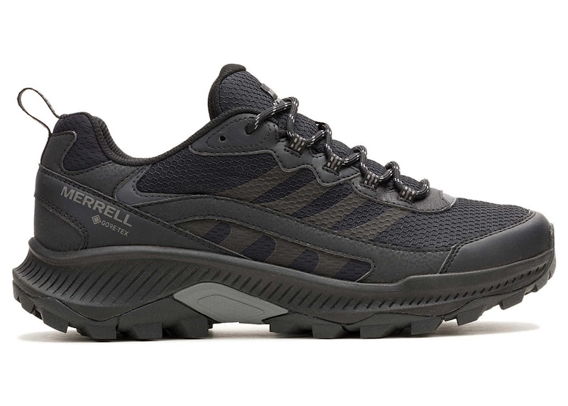 Pre-owned Merrell Men's Speed Strike 2 Goretex Sneakers In Black