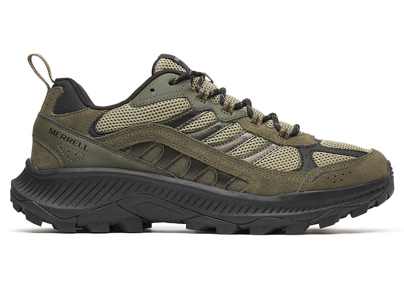Pre-owned Merrell Men's  Speed Strike 2 Trek Sneakers In Olive