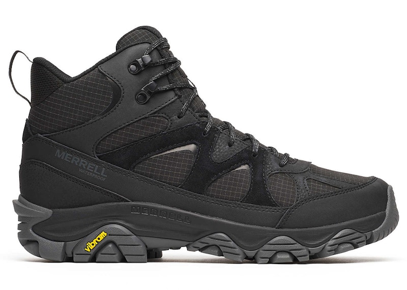美品MERRELLサーモ レア ミッド waterproof vibram 24 Merrell Thermo Snow Grip Mid Waterproof Black Men's - J038287 - US