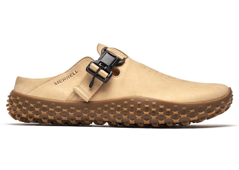 Café con leche Merrell Wrapt Slide de nobuck