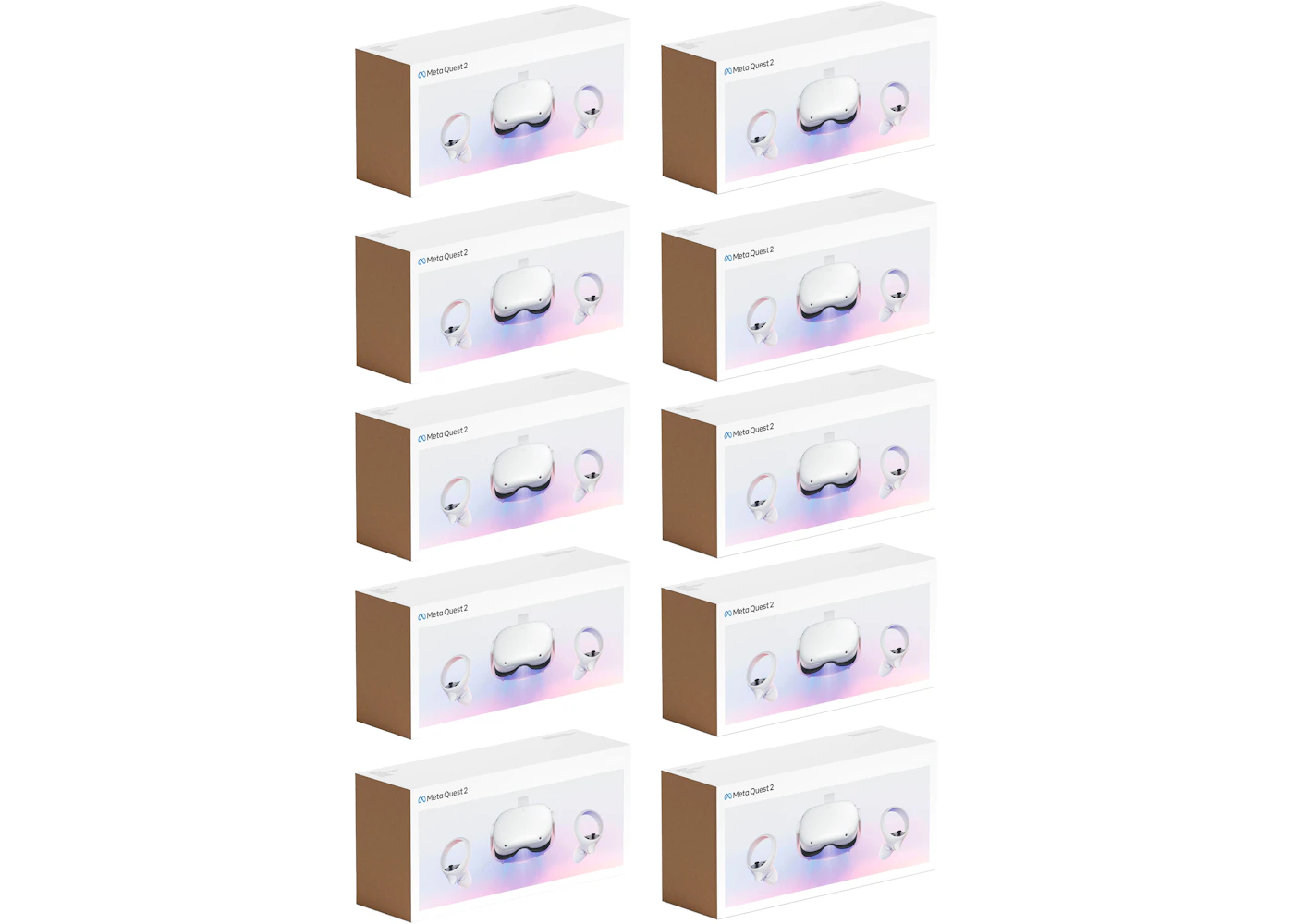 Meta Quest 2 128GB VR Headset (US Plug) 10x Lot - US