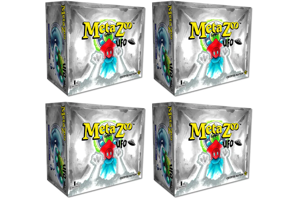 MetaZoo TCG Cryptid Nation UFO 1st Edition Booster Box 4x Lot