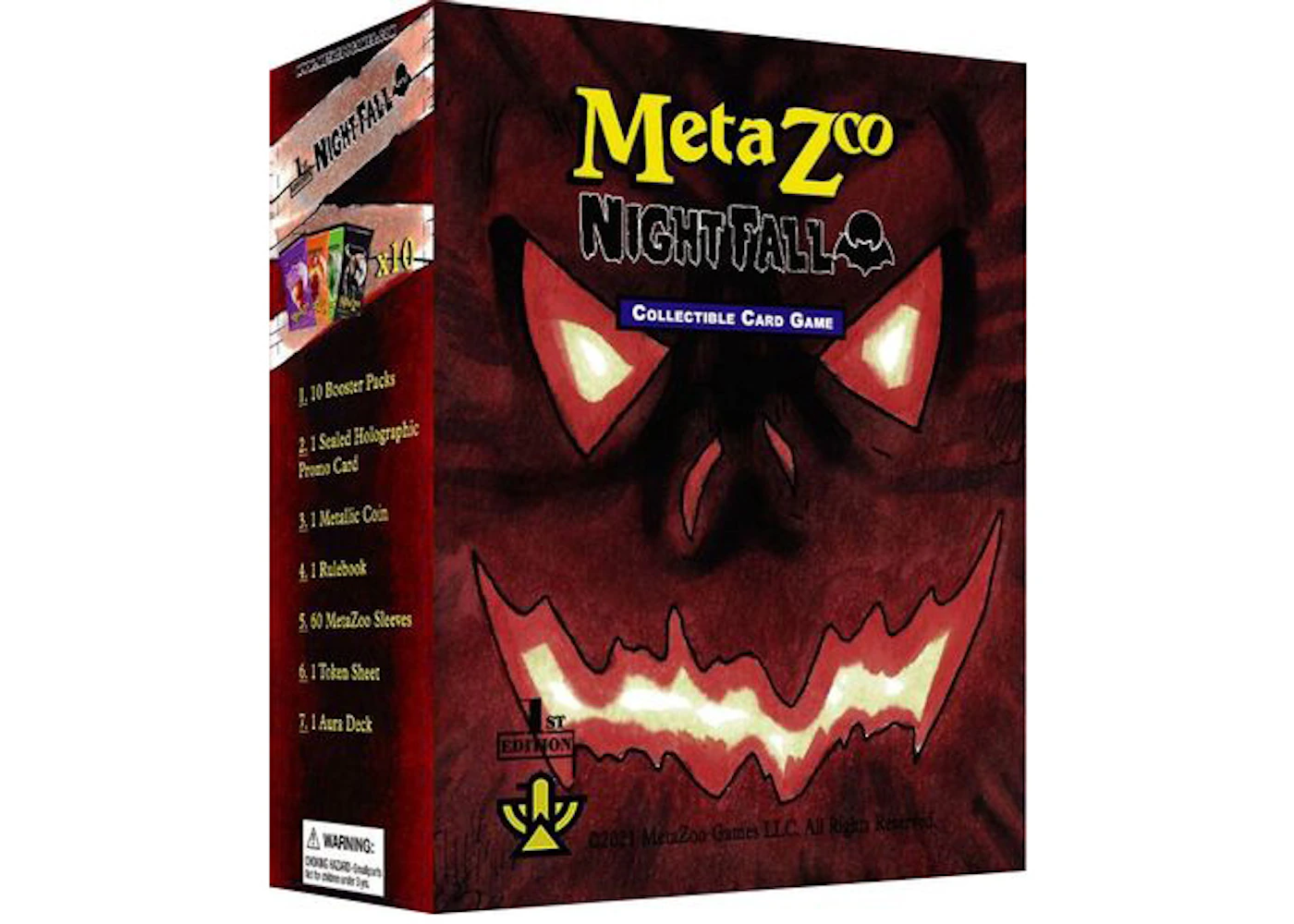 MetaZoo TCG Cryptid Nation Nightfall 1st Edition Spellbook - US MetaZoo TCG Cryptid Nation Nightfall 1st Edition Spellbook - US