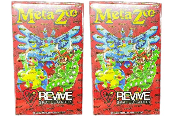 MetaZoo TCG x ReVive Skateboards Cryptid Nation Base Set Promo Box 2x Lot