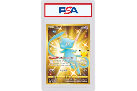 Mew 2021 Pokmon Celebrations Full Art Secret Rare #025/025 (PSA ou BGS Graded) de la Collection - 2021 - FR Mew 2021 Pokmon Celebrations Full Art Secret Rare #025/025 (PSA ou BGS Graded) de la Collection - 2021 - FR