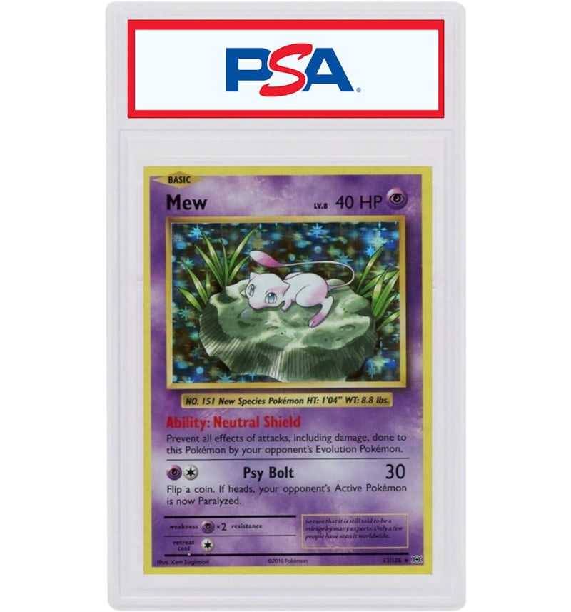 Mew-Holo 2016 Pokemon TCG XY Evolutions #53/108 (PSA or BGS Graded) - 2016 - US Mew-Holo 2016 Pokemon TCG XY Evolutions #53/108 (PSA or BGS Graded) - 2016 - US