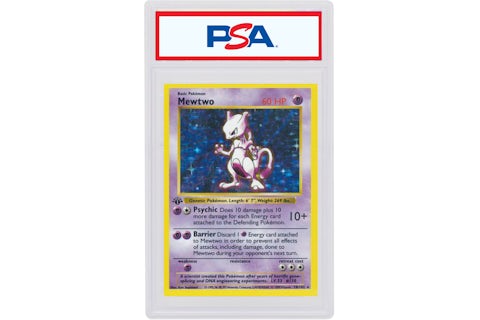 Mewtwo-Holo 1999 Pokemon TCG Base Set 1st Edition #10/102 (PSA or BGS Graded) - 1999 - US Mewtwo-Holo 1999 Pokemon TCG Base Set 1st Edition #10/102 (PSA or BGS Graded) - 1999 - US
