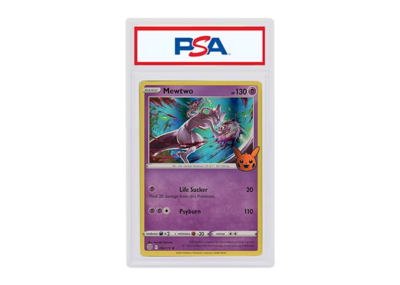 Mewtwo Holo 2022 Pokémon Sword & Shield Trick Or Trade (English