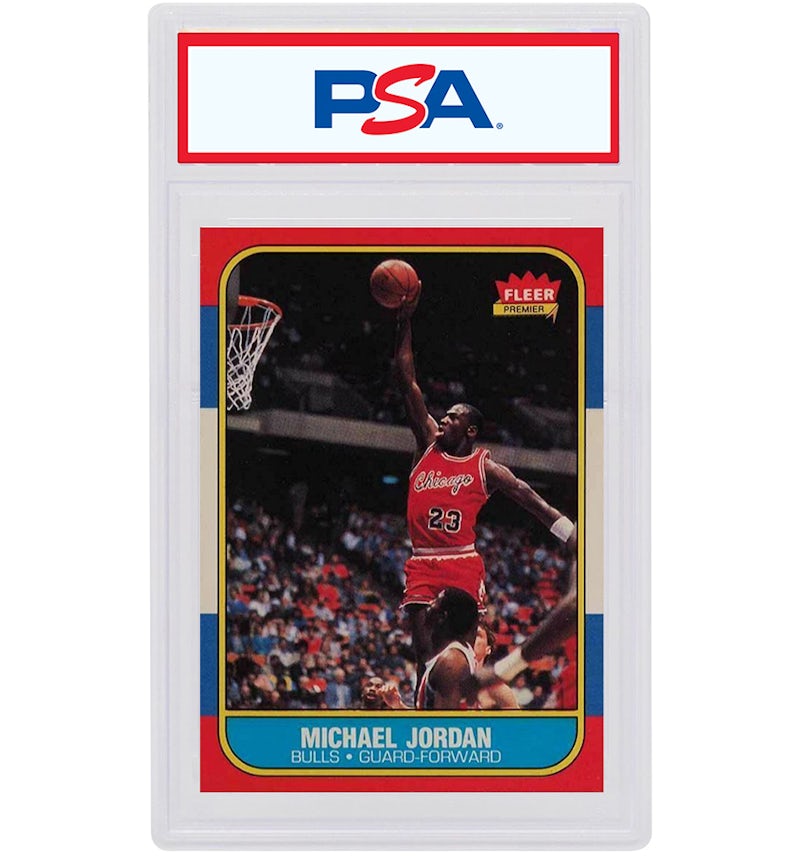 Michael Jordan 1986 Fleer Rookie #57 (PSA or BGS Graded) - 1986 - US Michael Jordan 1986 Fleer Rookie #57 (PSA or BGS Graded) - 1986 - US