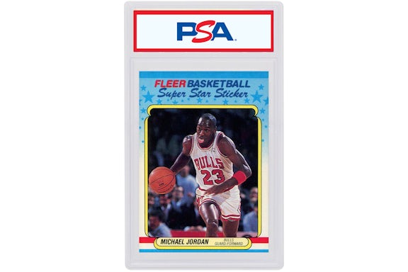 Michael Jordan 1988 Fleer Sticker #7 (PSA or BGS Graded)