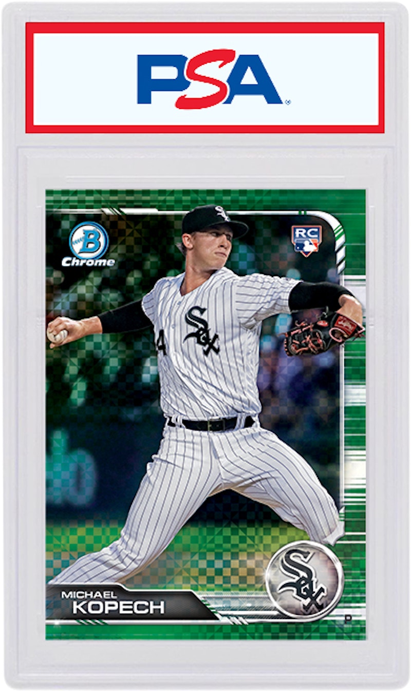 Michael Kopech 2019 Bowman Chrome X Rookie Green X-Fractor /31 #82