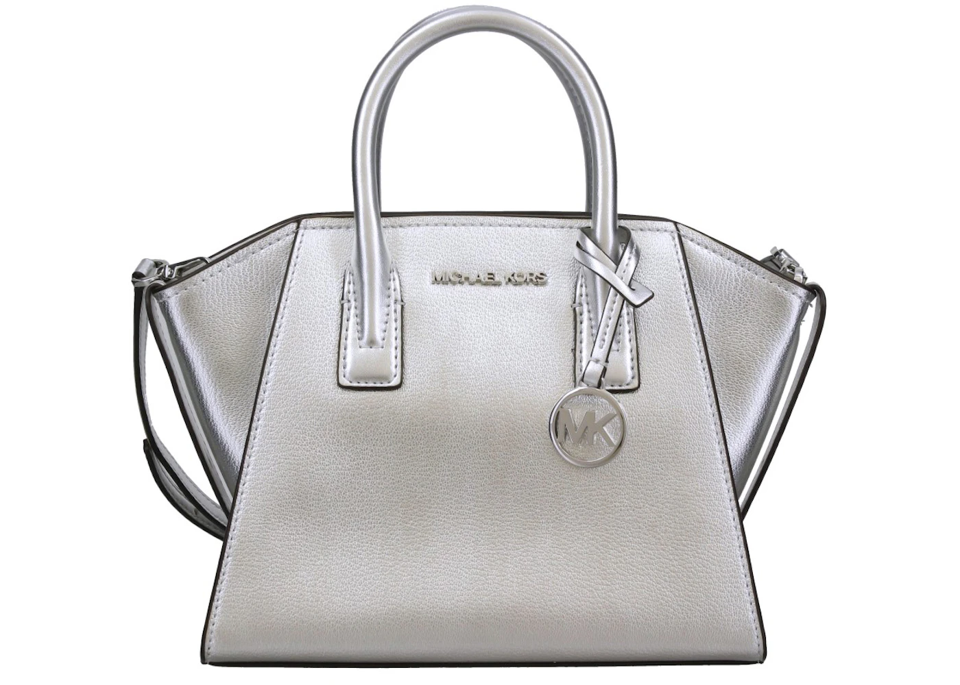 Grey and silver michael kors purse Clearance