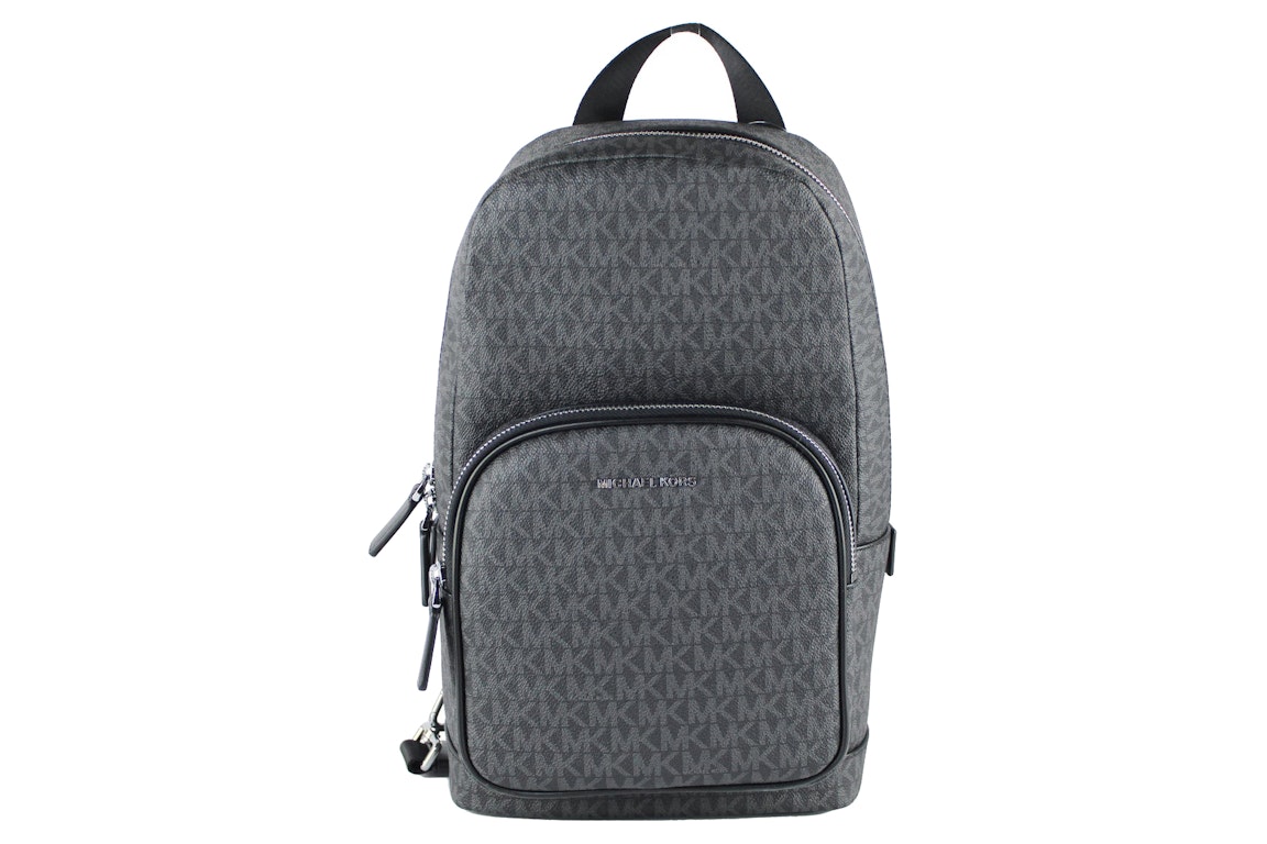 Pre-owned Michael Kors Cooper Commuter Backpack Medium Black