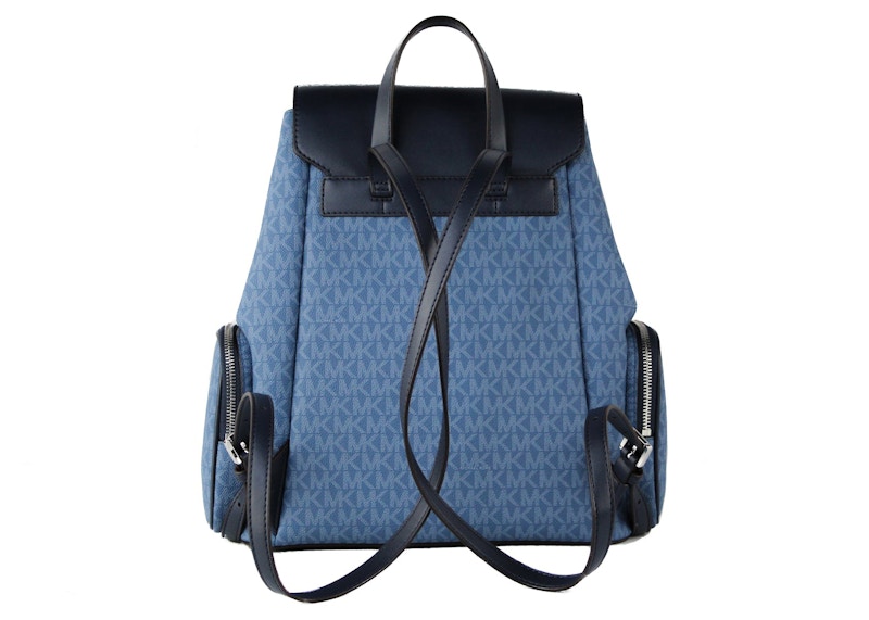 Michael kors jet set backpack clearance blue