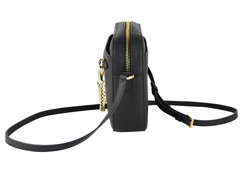 Black mk purse with gold chain hot sale