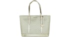 Michael Kors Jet Set Top Zip Tote Bag Large Pale Gold