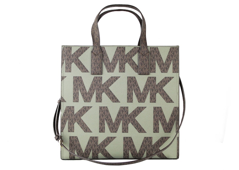 Michael kors olive green on sale tote