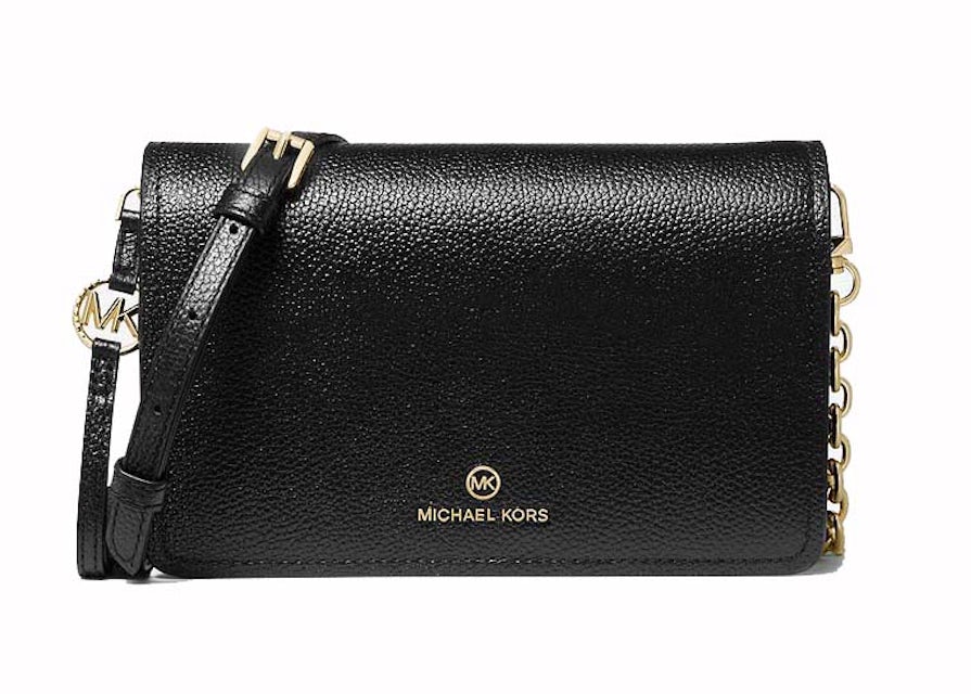 Michael Kors Collection Leather Flap Crossbody Bag